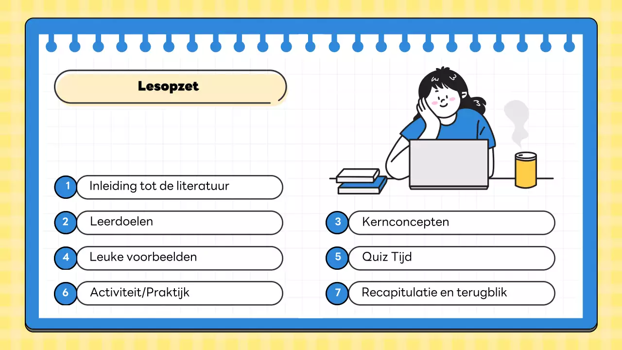 gele minimale literatuurles