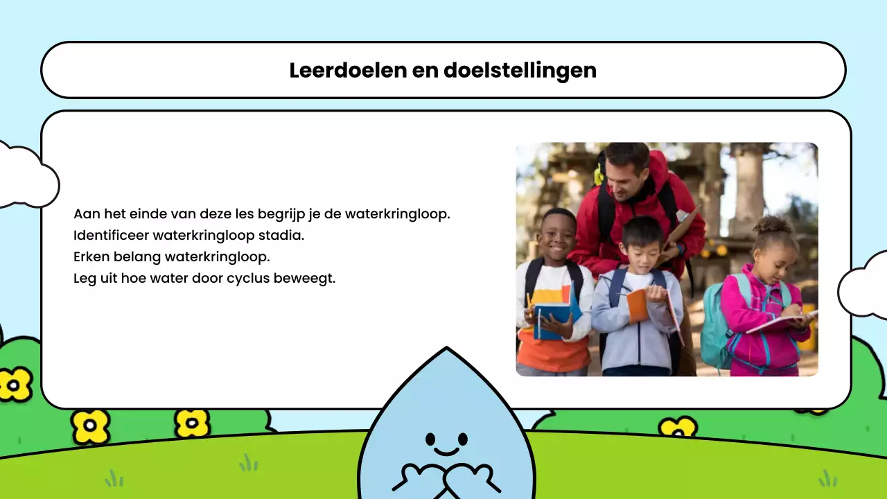 blauwe eenvoudige wetenschapsklas