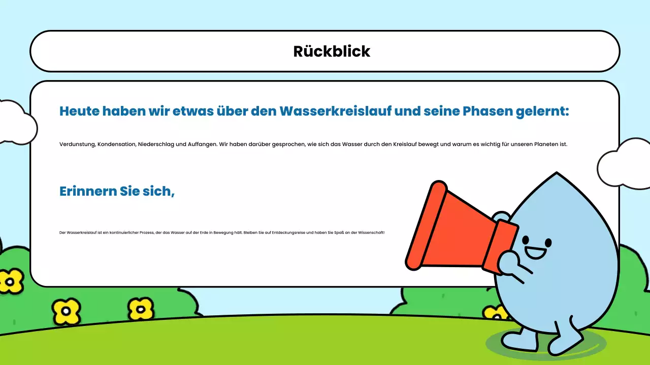 blue simple science class