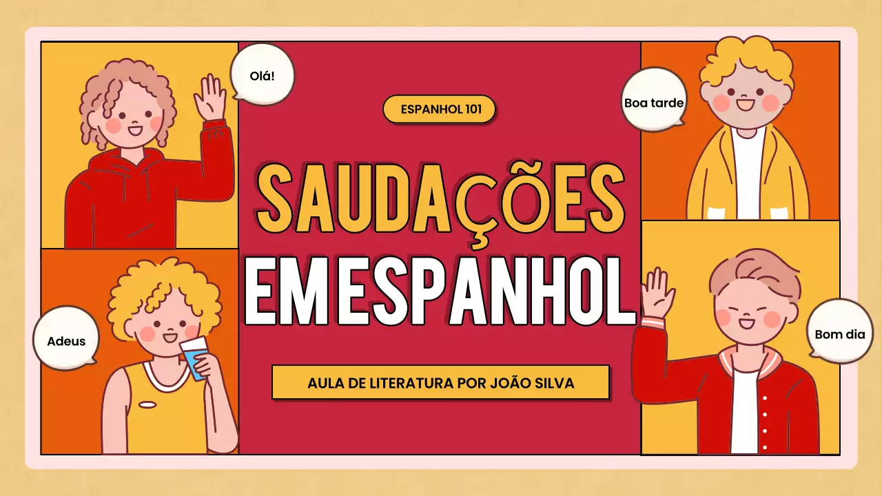 curso de língua retro vermelha