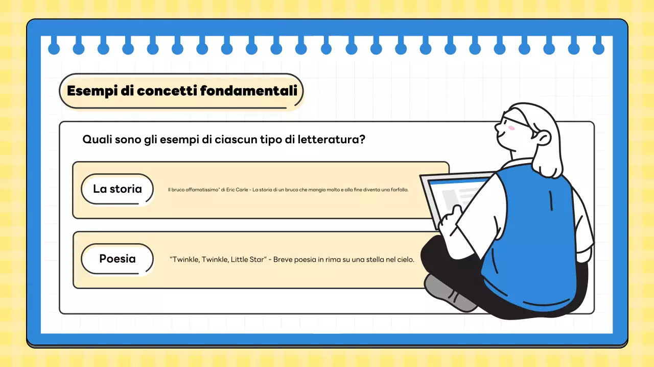 classe di letteratura gialla minima