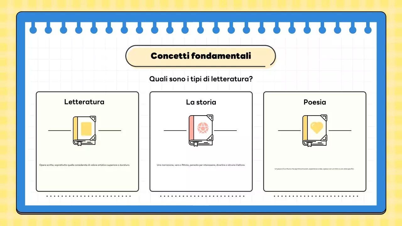 classe di letteratura gialla minima