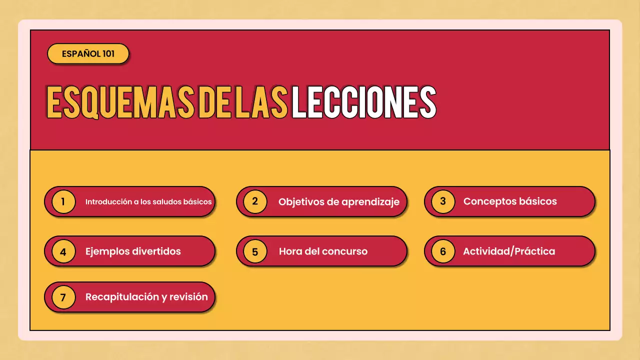 curso de lengua retro roja