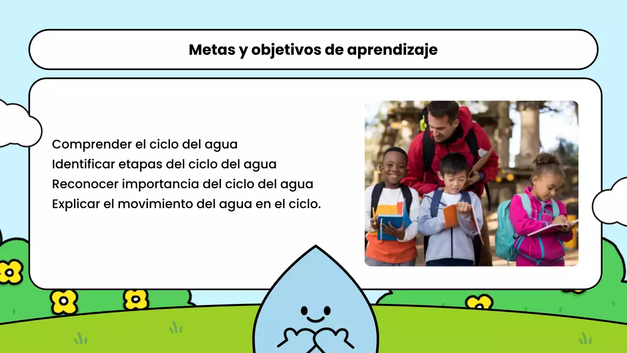 blue simple science class