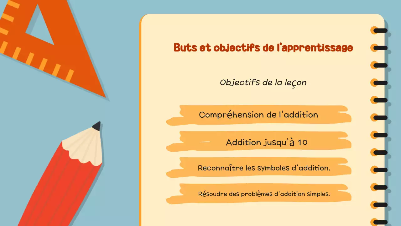 Illustration orange calculatrice guide mathématique