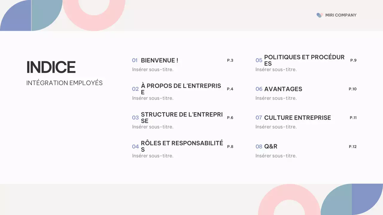 pink purple abstract employee onboarding guide