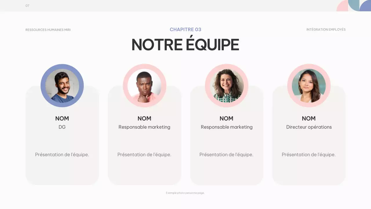 pink purple abstract employee onboarding guide