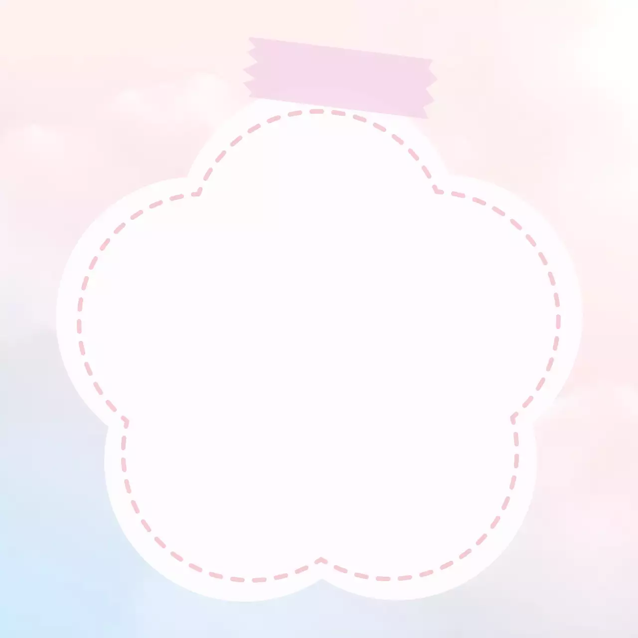 핑크 아기자기한 포토프레임