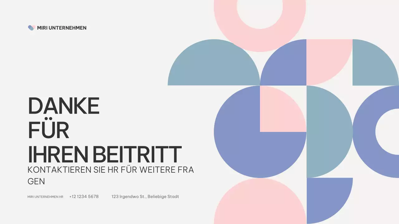 rosa lila abstrakt Leitfaden für das Onboarding von Mitarbeitern