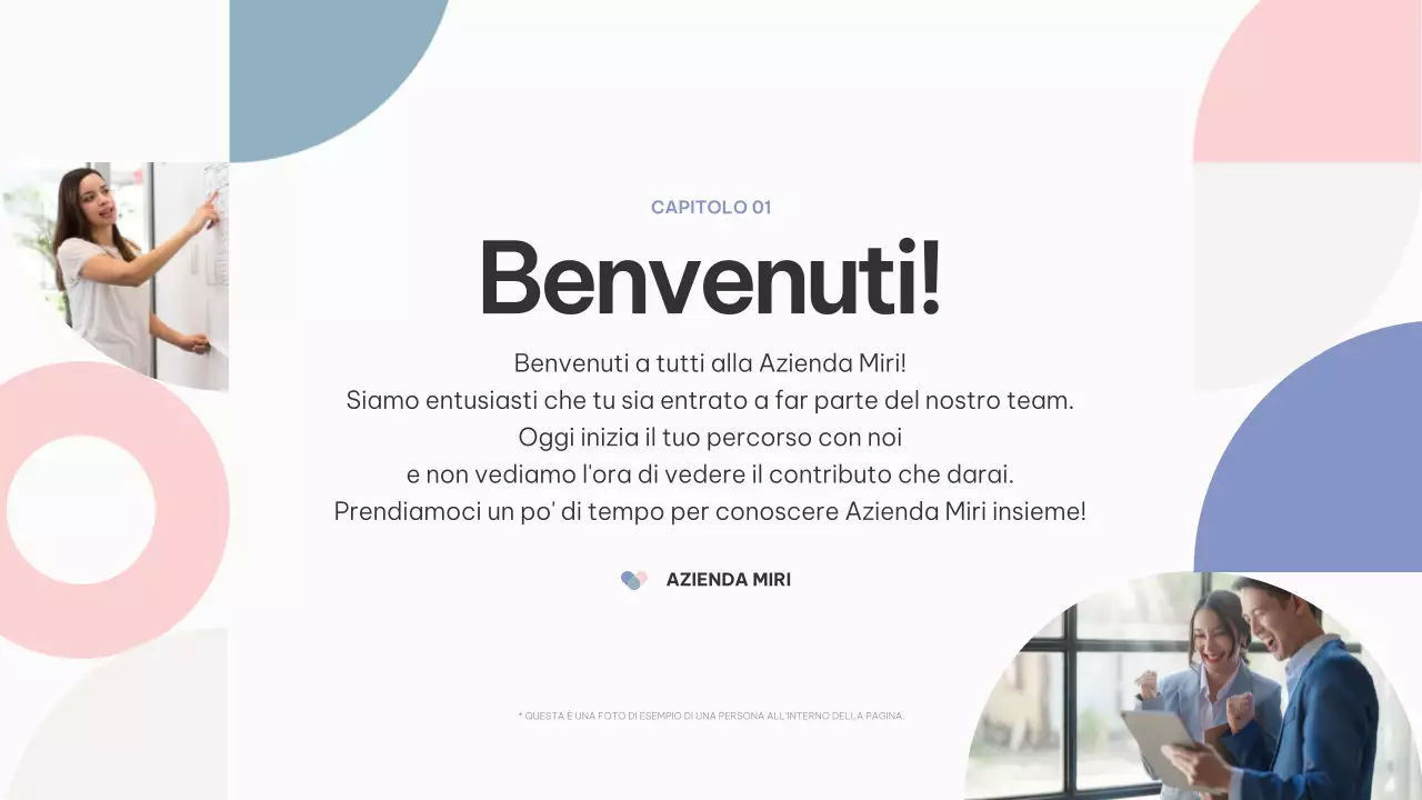 rosa viola astratto guida all'inserimento dei dipendenti