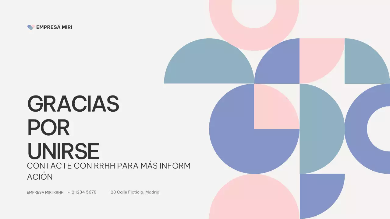 rosa púrpura abstracto guía de incorporación del empleado