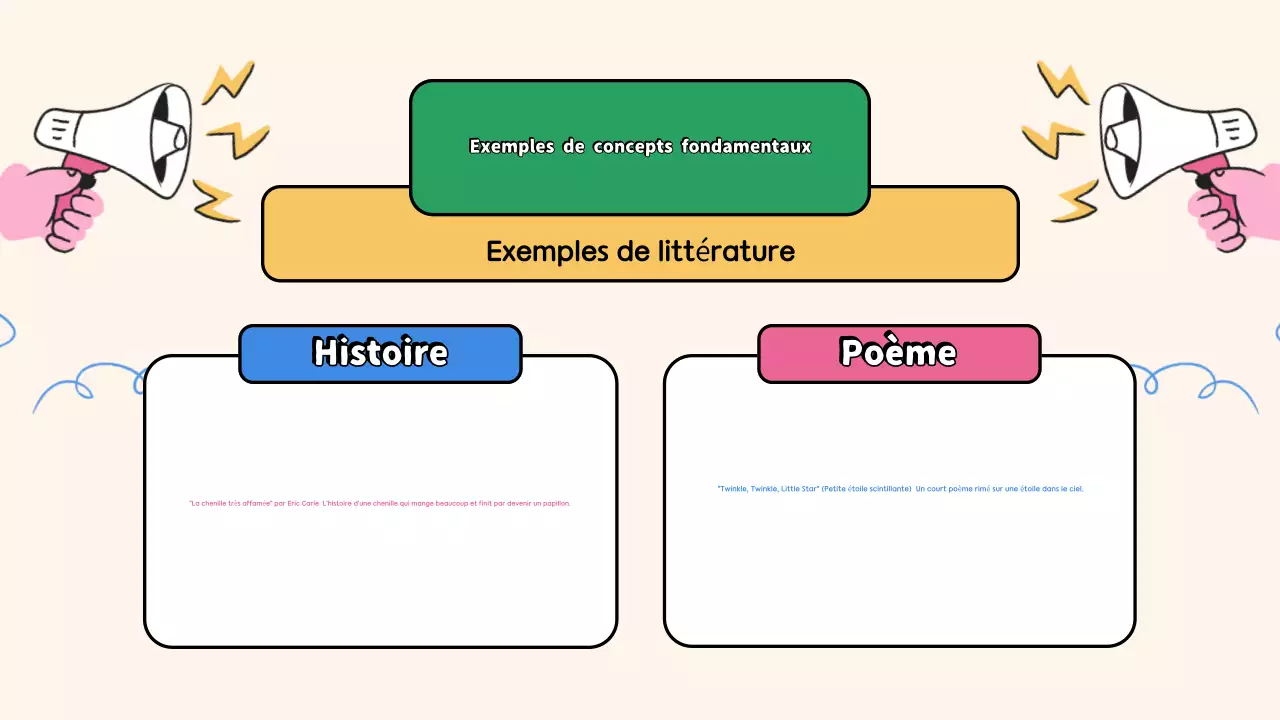 Cours de littérature illustrée beige
