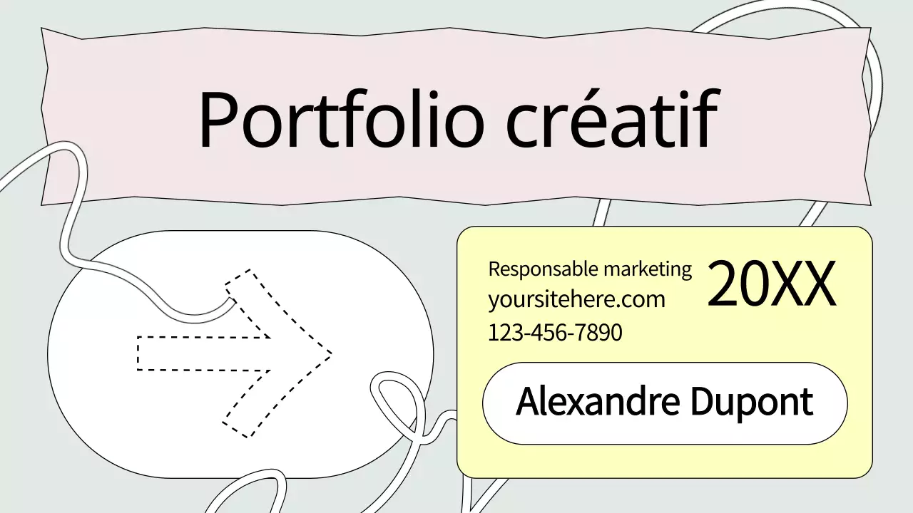 portefeuille créatif sage green