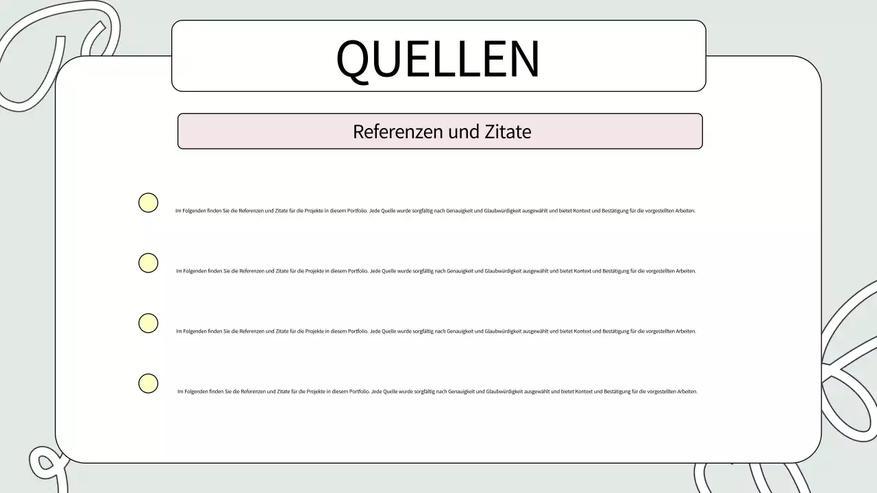 Sage Green Kreativ-Portfolio