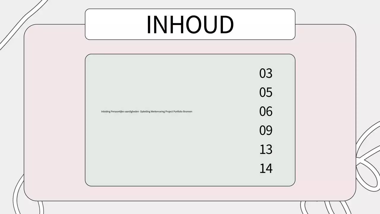 sage green creatief portfolio