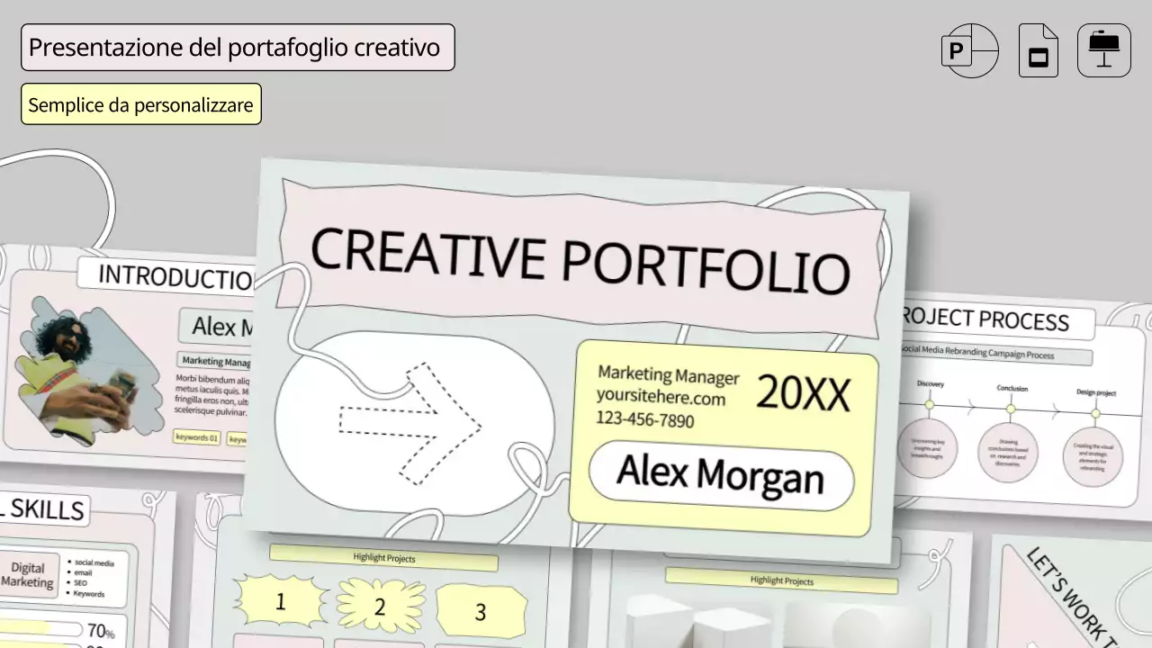 portafoglio creativo sage green