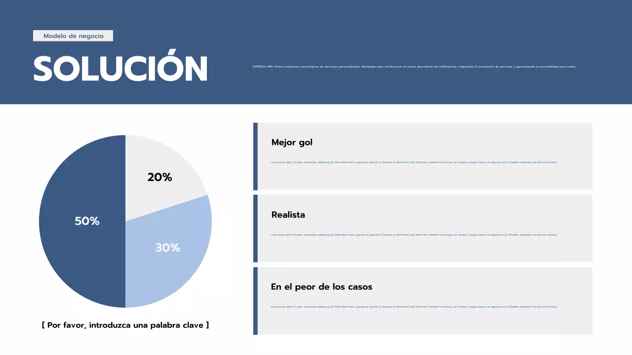 blue professional business pitch