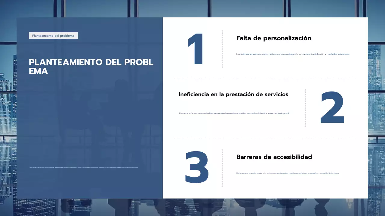 blue professional business pitch