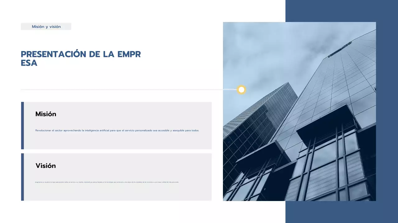 blue professional business pitch