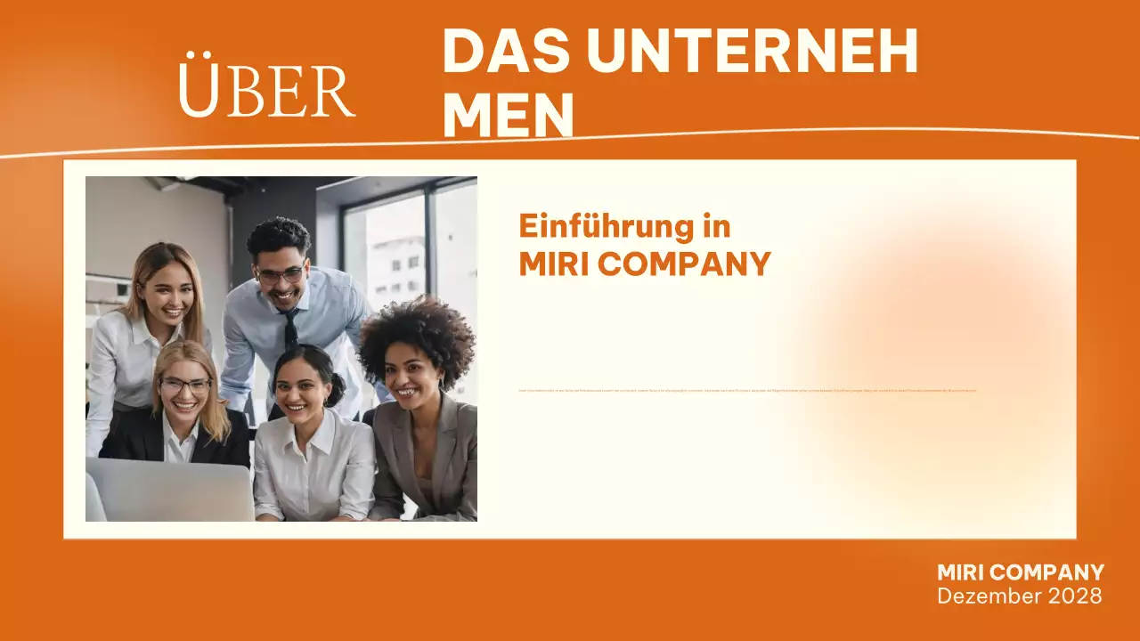 orange modern employee guide