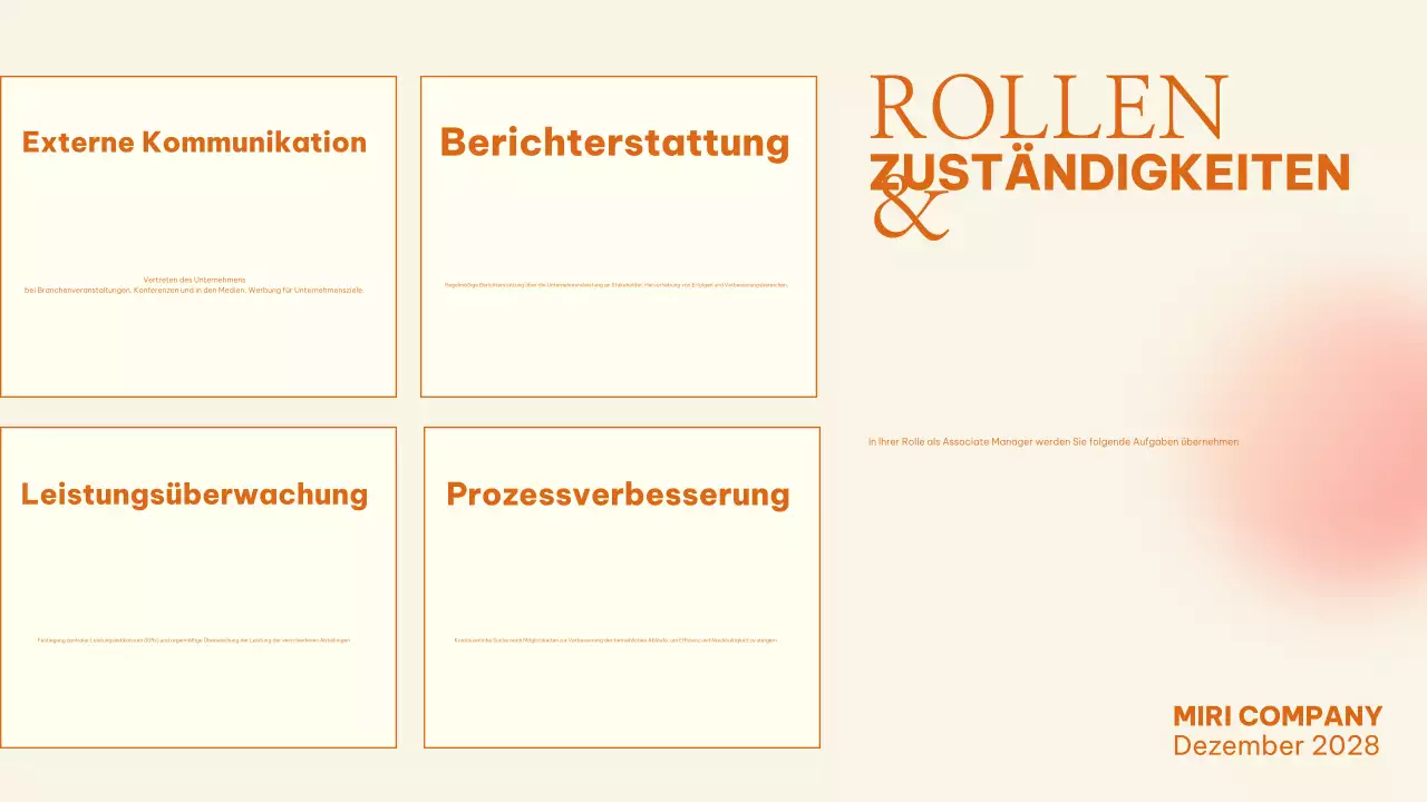 orange modern employee guide