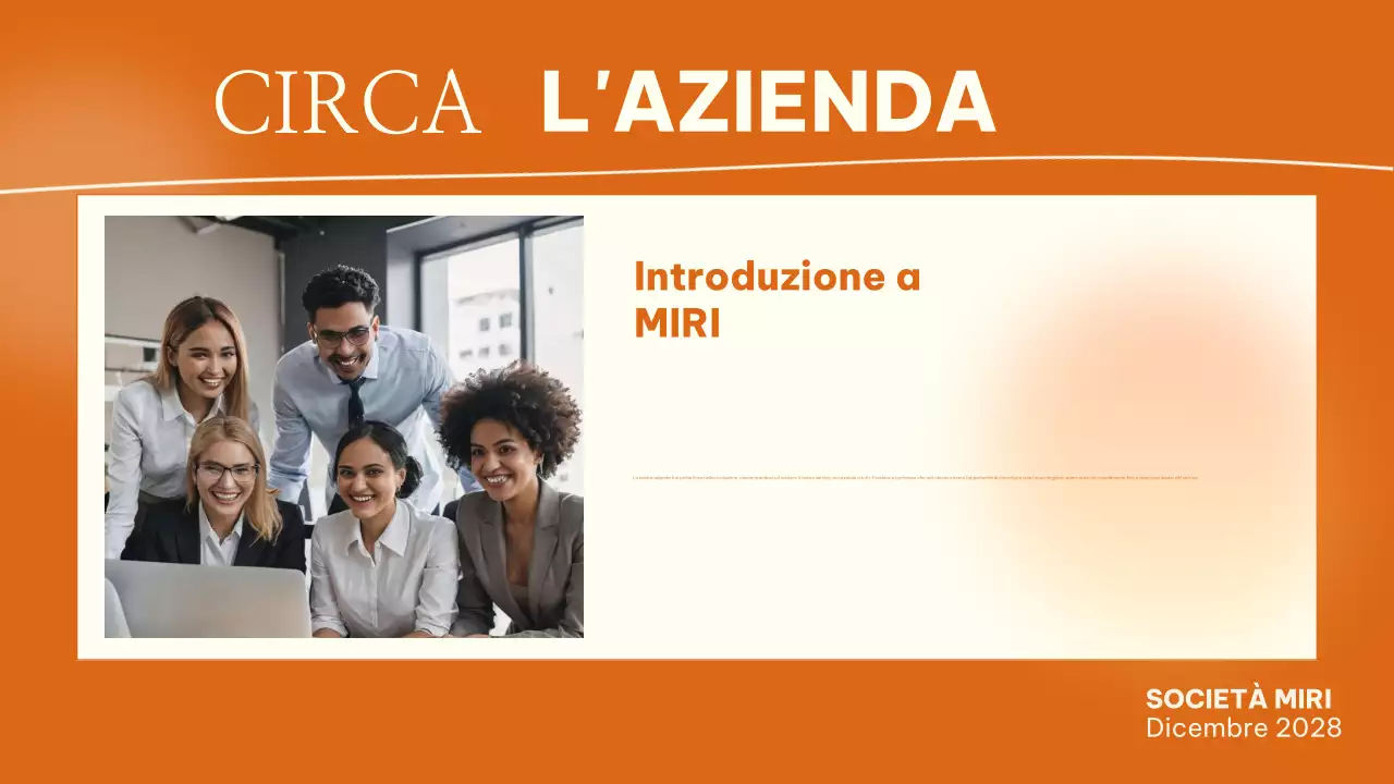 guida moderna per i dipendenti arancioni