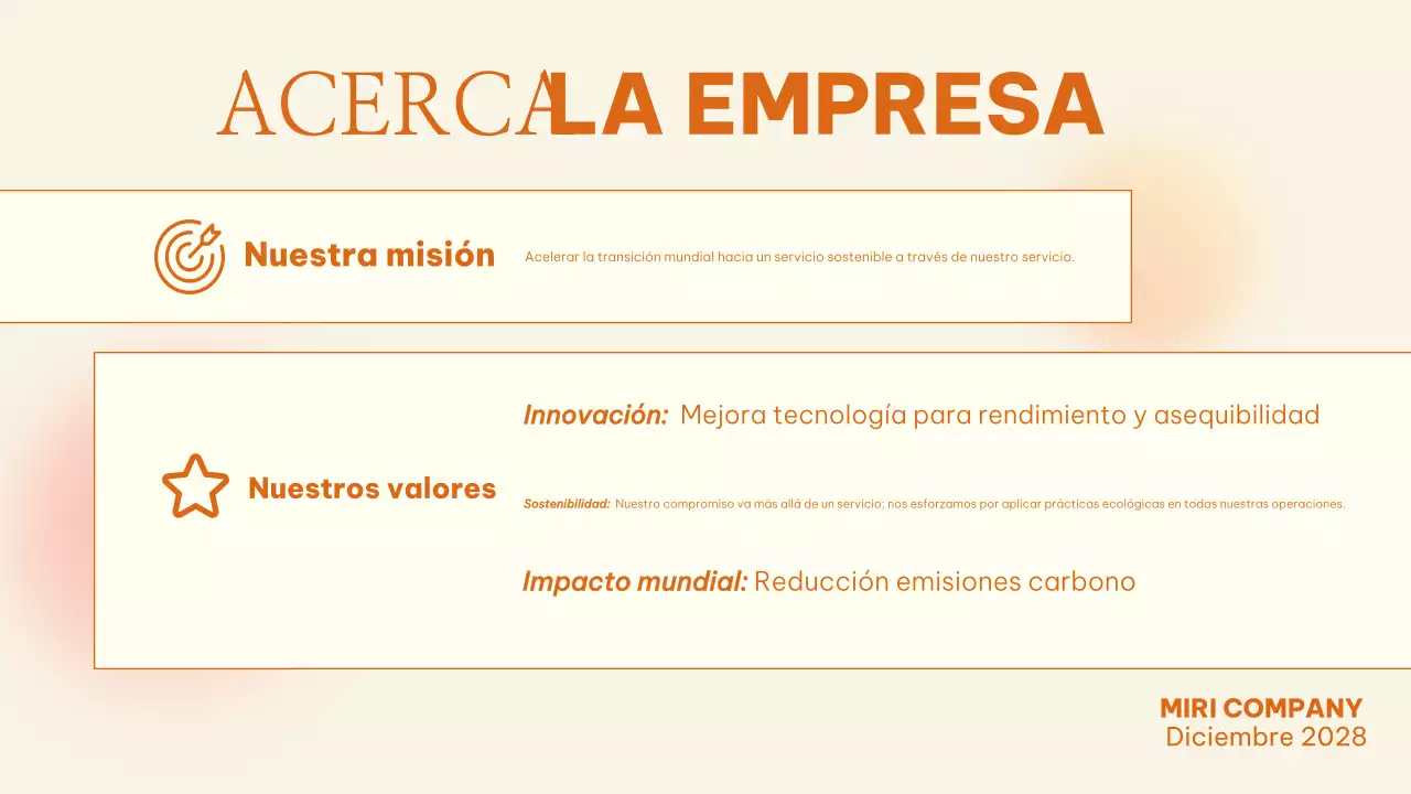 guía del empleado de orange modern