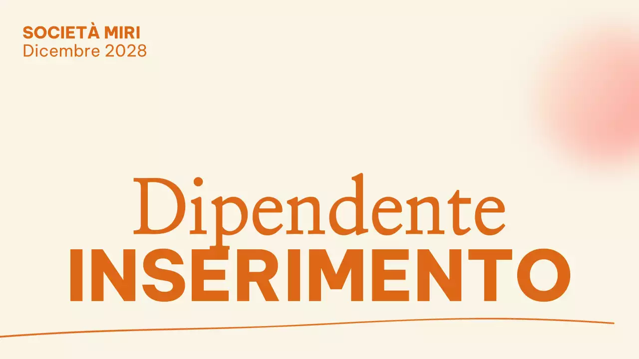 guida moderna per i dipendenti arancioni