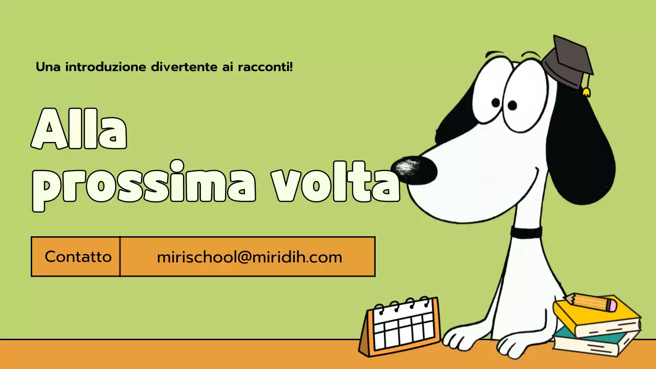 Materiale di classe di letteratura a fumetti verde e arancione