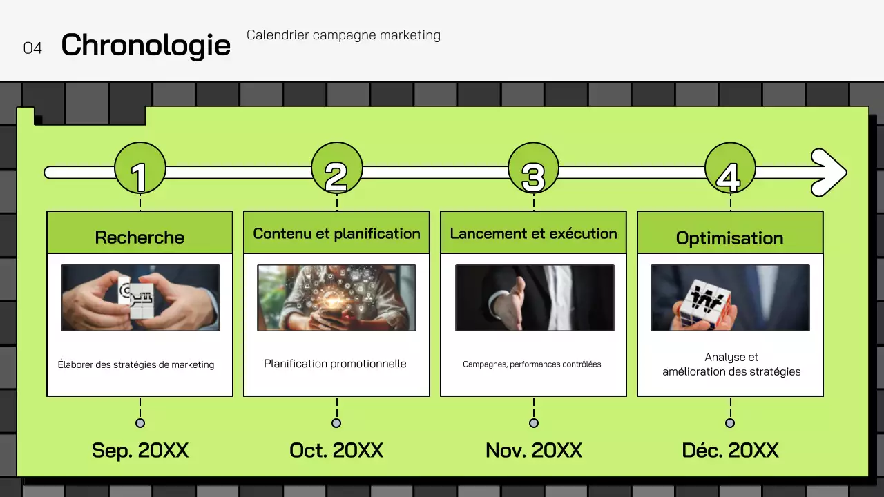 plan de marketing de la géométrie verte promotion