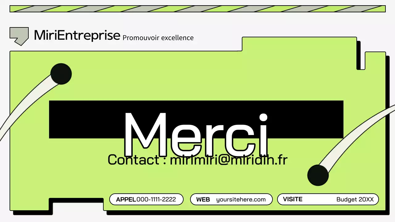 plan de marketing de la géométrie verte promotion