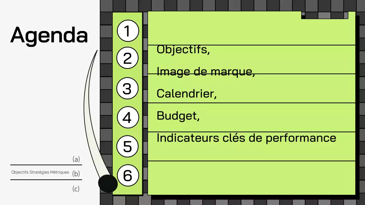 plan de marketing de la géométrie verte promotion