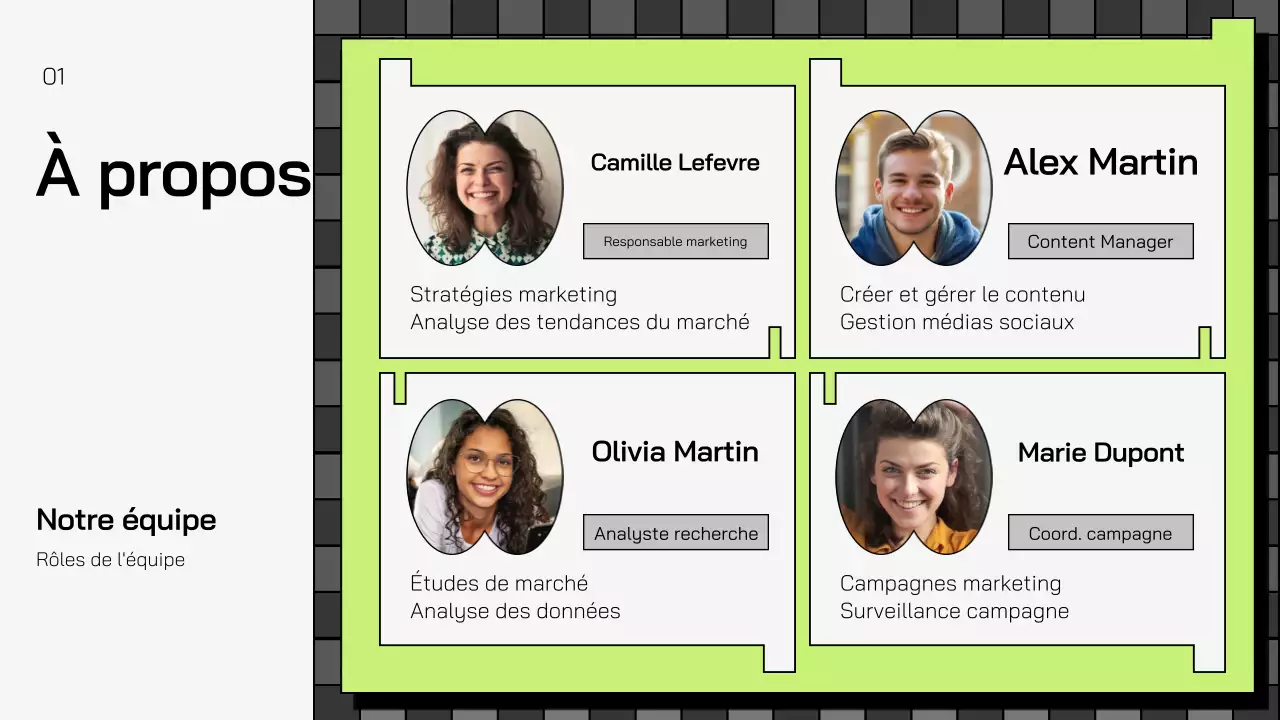 plan de marketing de la géométrie verte promotion