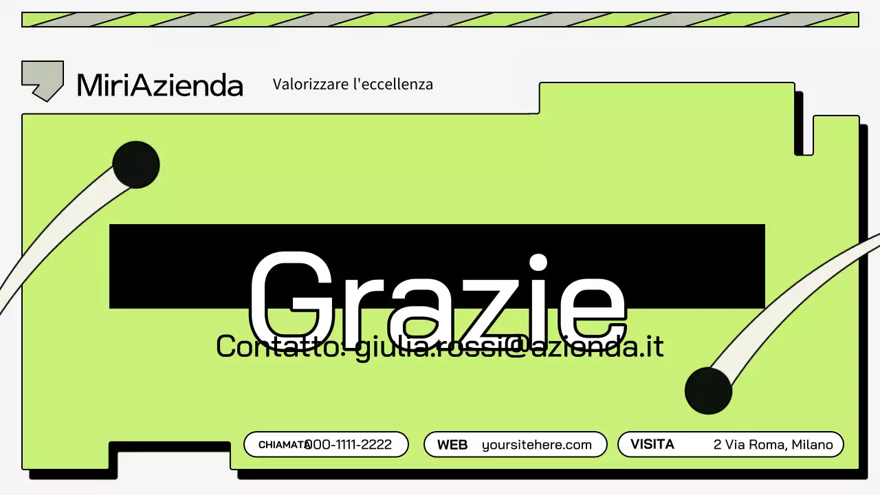 piano di marketing verde geometrico promozione