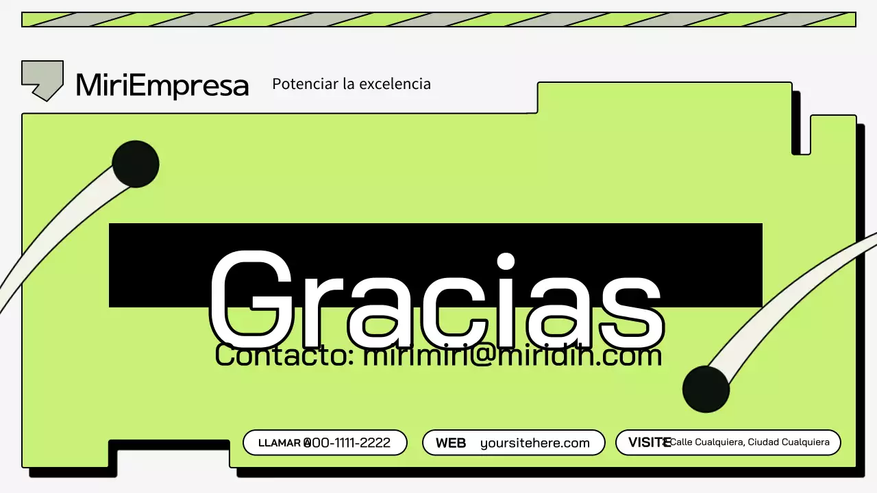 green geometric plan de marketing promoción