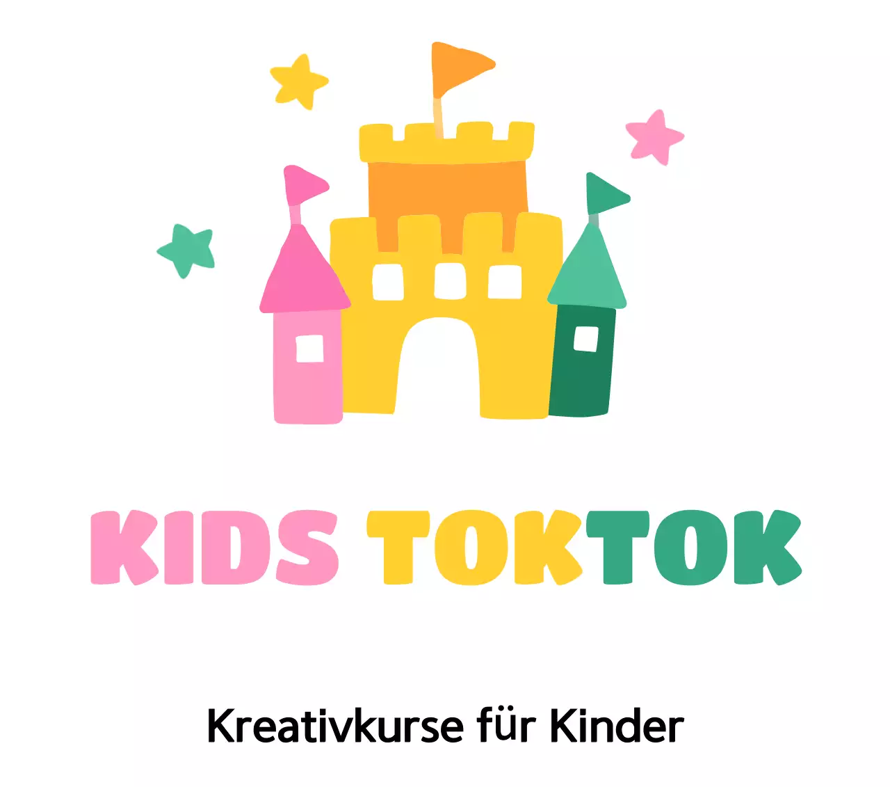 Niedliches Kindercafé-Logo