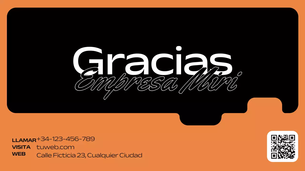 orange geometric plan de marketing pitch