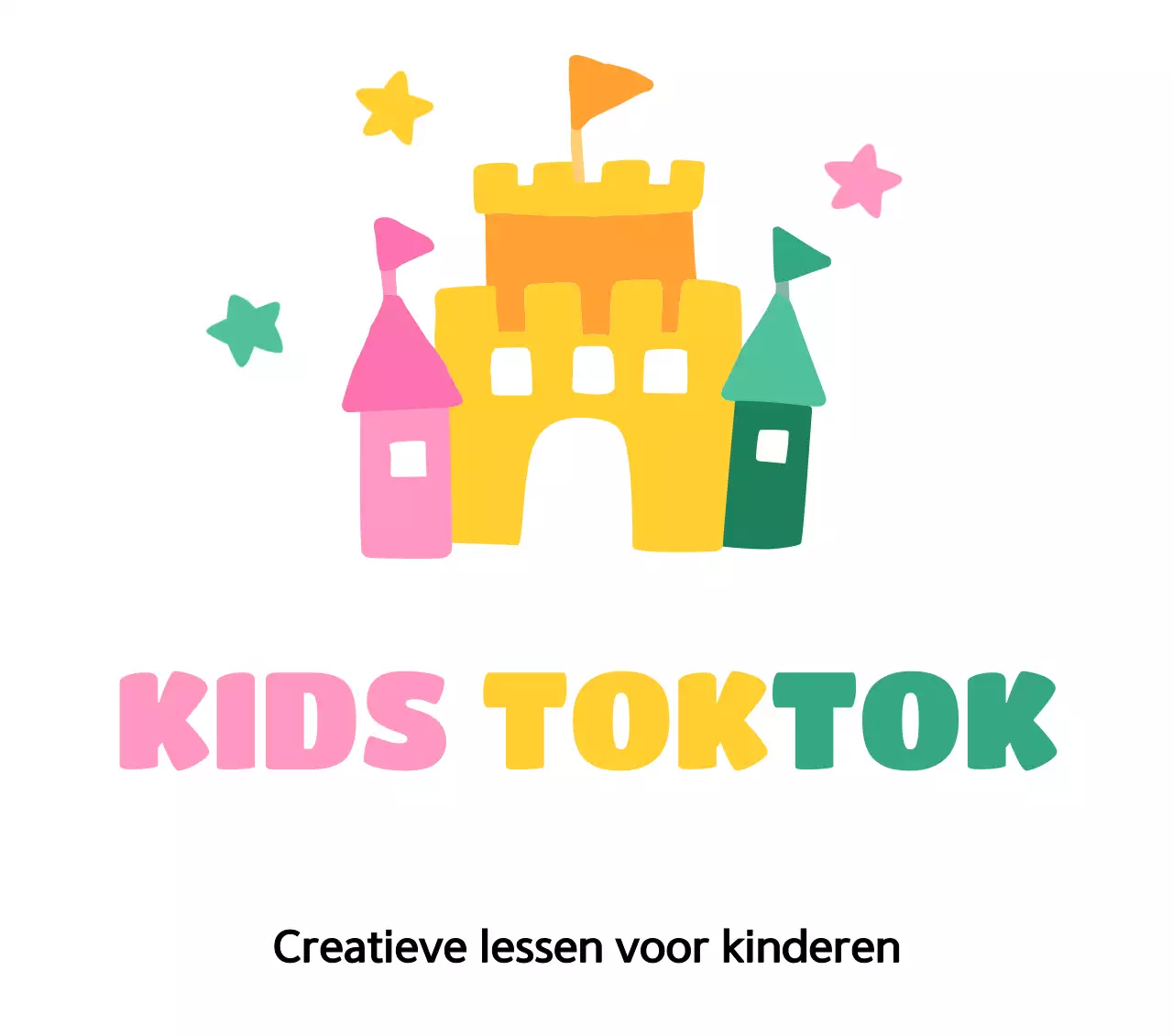 Schattig kindercafé-logo