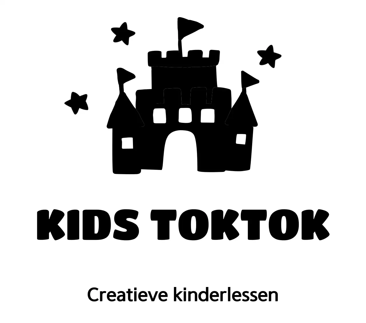 Schattig kindercafé-logo
