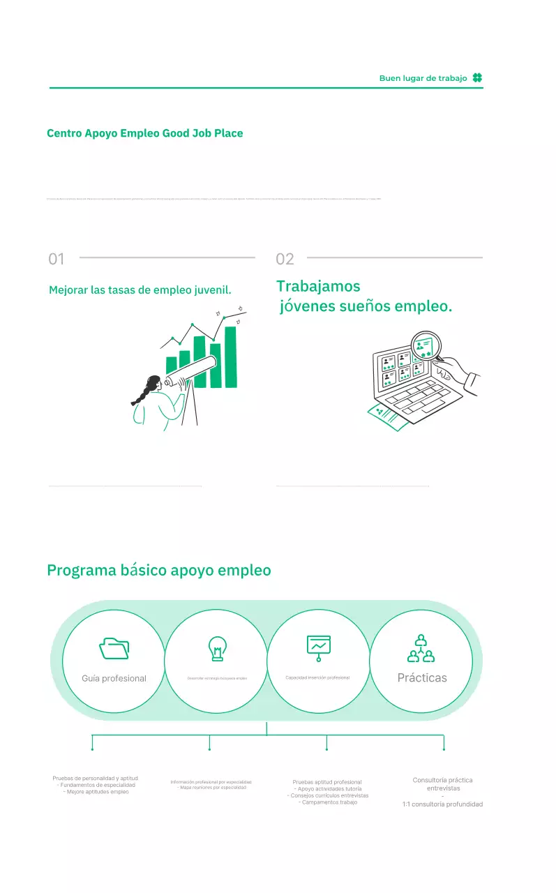 Trabajos simples en negro