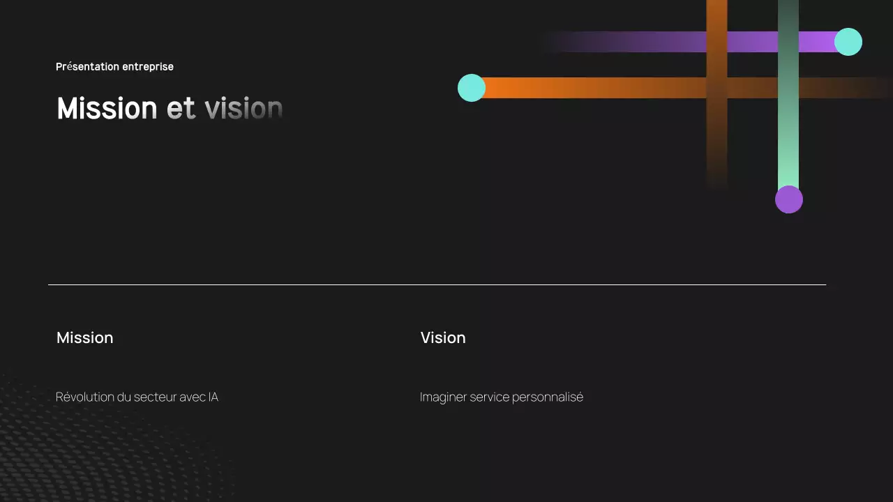 le discours d'affaires moderne et noir
