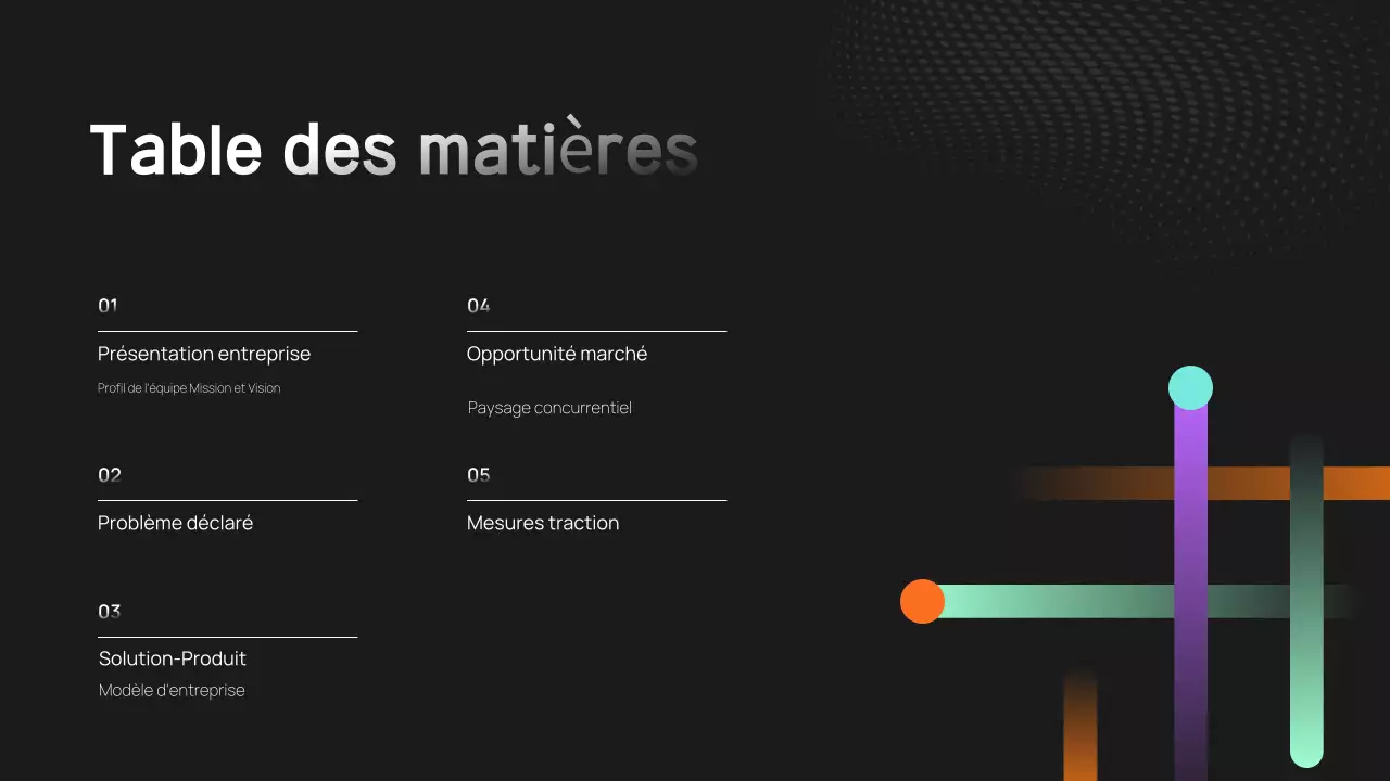 le discours d'affaires moderne et noir