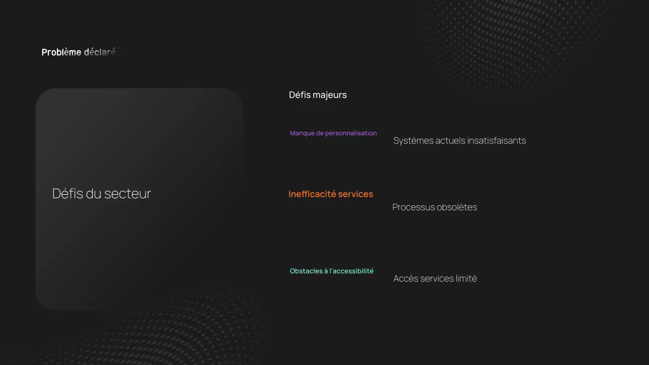 le discours d'affaires moderne et noir