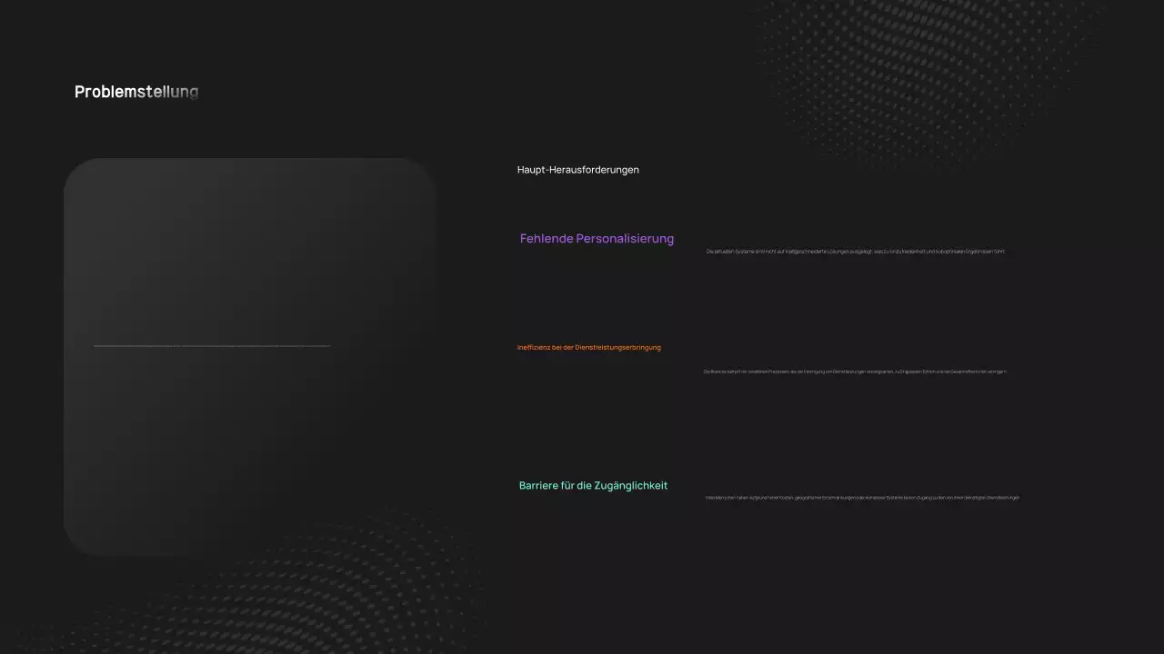 schwarzes modernes Geschäftsfeld