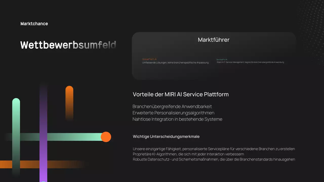 schwarzes modernes Geschäftsfeld