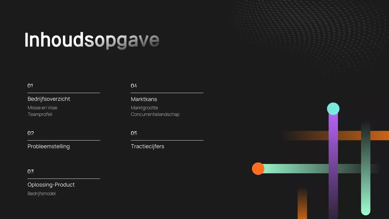 zwart modern zakelijk veld