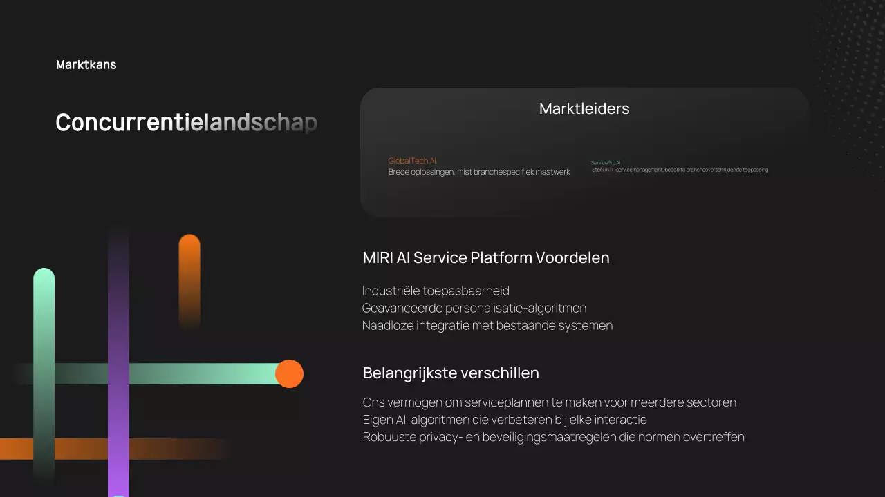 zwart modern zakelijk veld