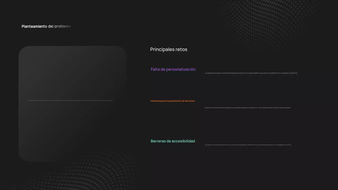 black modern business pitch