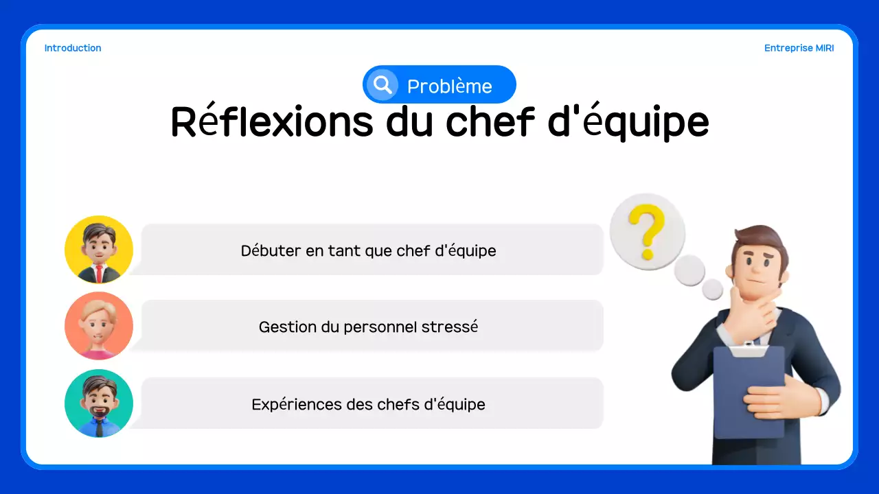 Un guide pour des séminaires internes simples en bleu