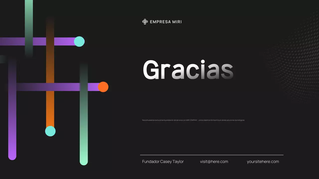 black modern business pitch